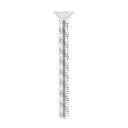Hillman 1/4"-20 x 2-1/2 in Phillips Flat Machine Screw, Plain Stainless Steel 56978